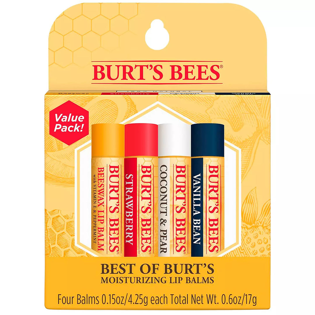 Burt's Bees 4-Pack Lip Balm