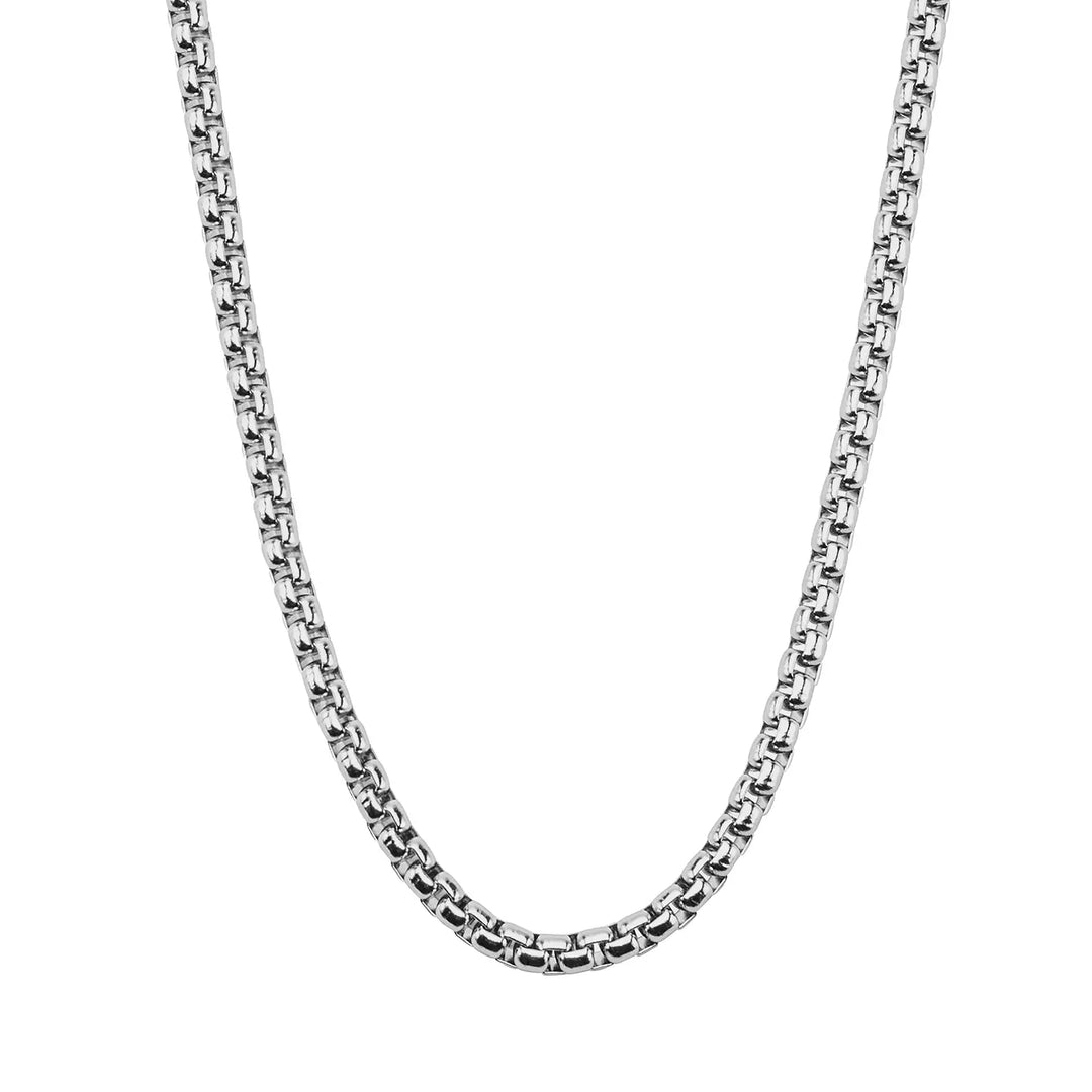 Men's Stainless Steel Box Chain Necklace