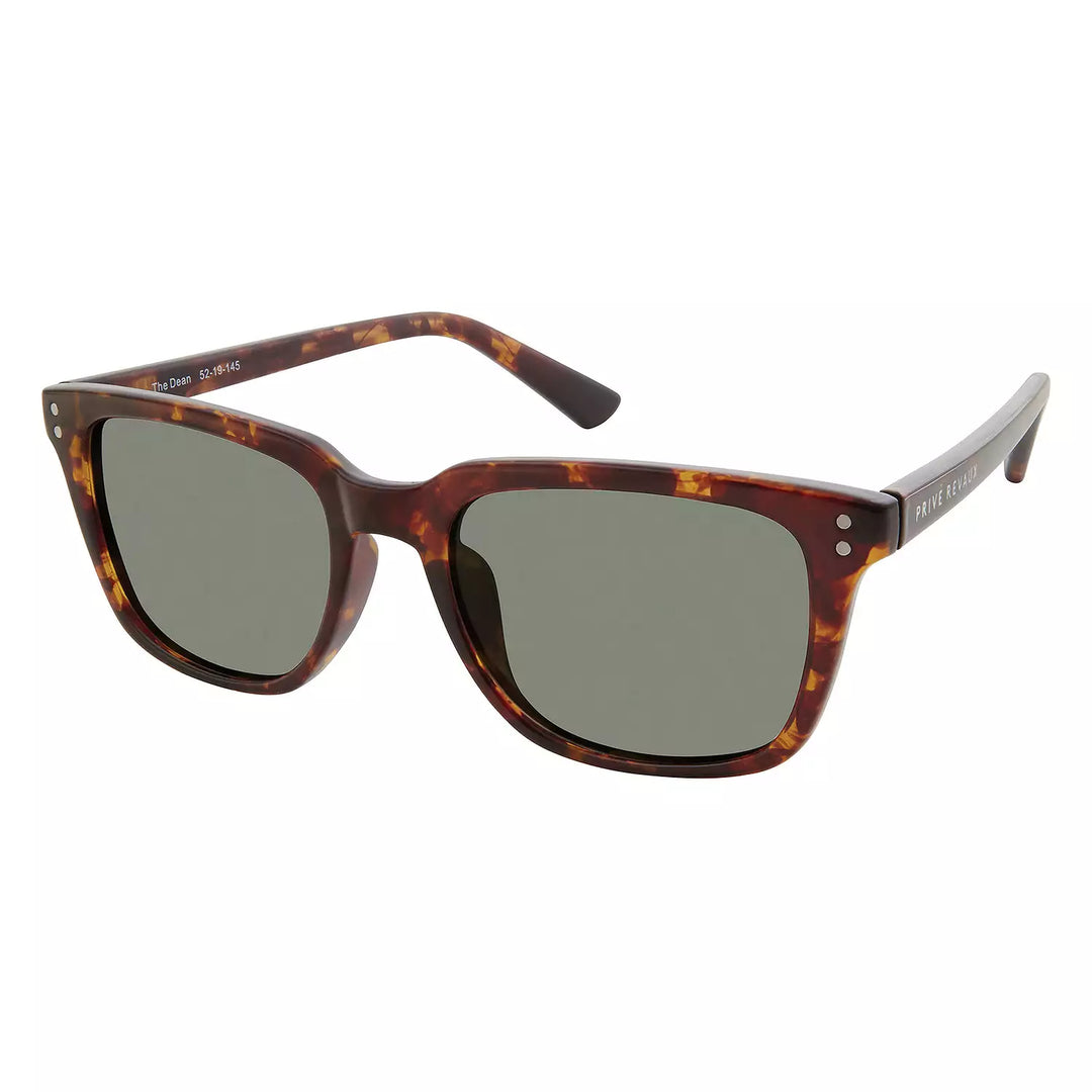 PRIVE REVAUX The Dean 52mm Rectangle Polarized Sunglasses