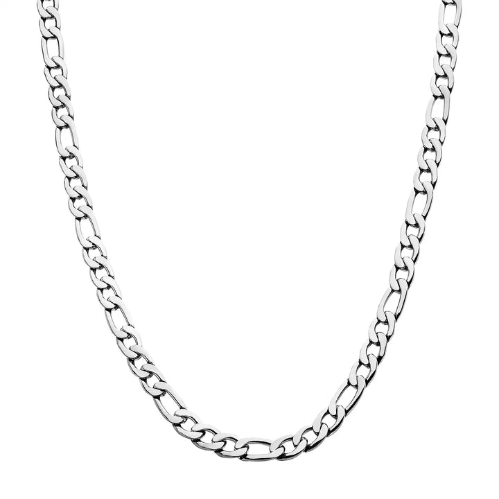 Stainless Steel Figaro Chain Necklace