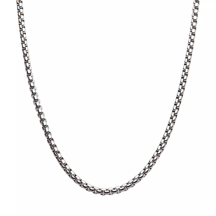 Stainless Steel 4 mm Box Chain Necklace