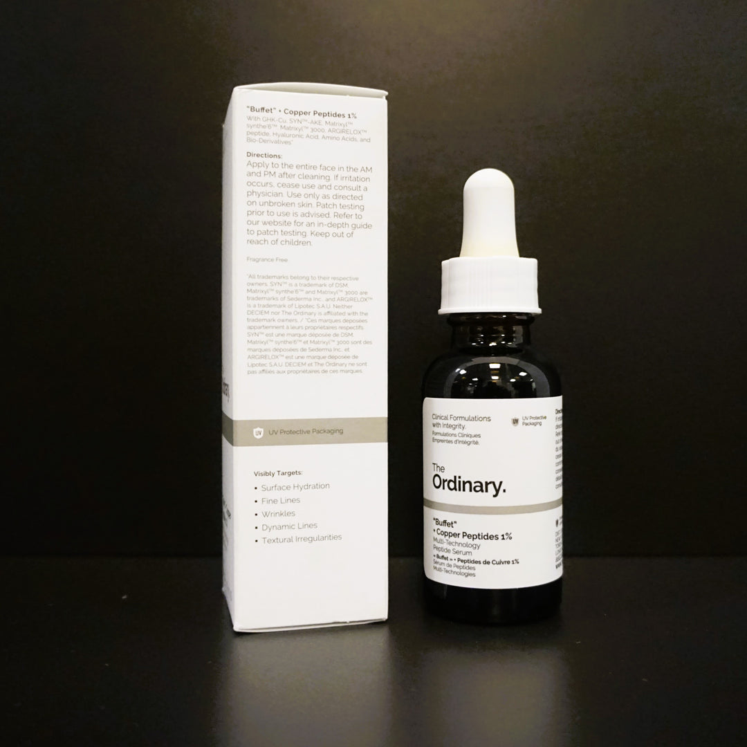 The Ordinary "Buffet" + Copper Peptides 1% Multi Technology Peptide Serum - 1oz