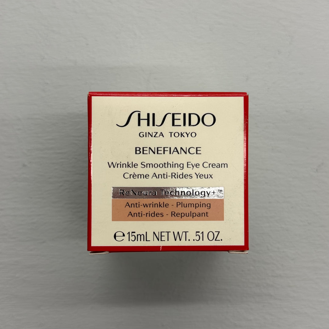 Shiseido Benefiance Wrinkle Smoothing Eye Cream .51oz- Bulk