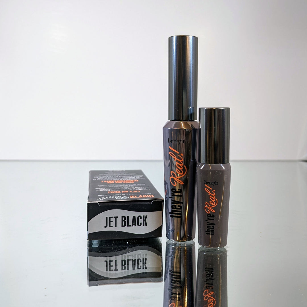 Benefit Cosmetics Get Real Duo Full & Mini Size 36 Hour Longwear Beyond Mascara