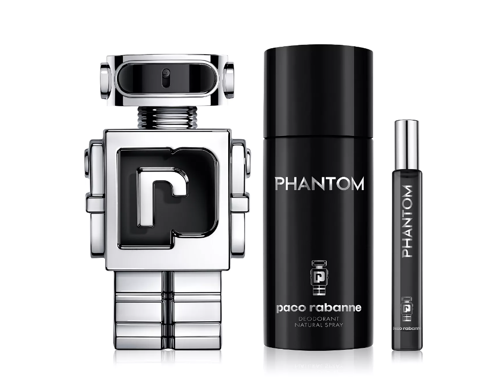 Paco Rabanne Phantom Eau de Toilette 3 pc.Set-Large