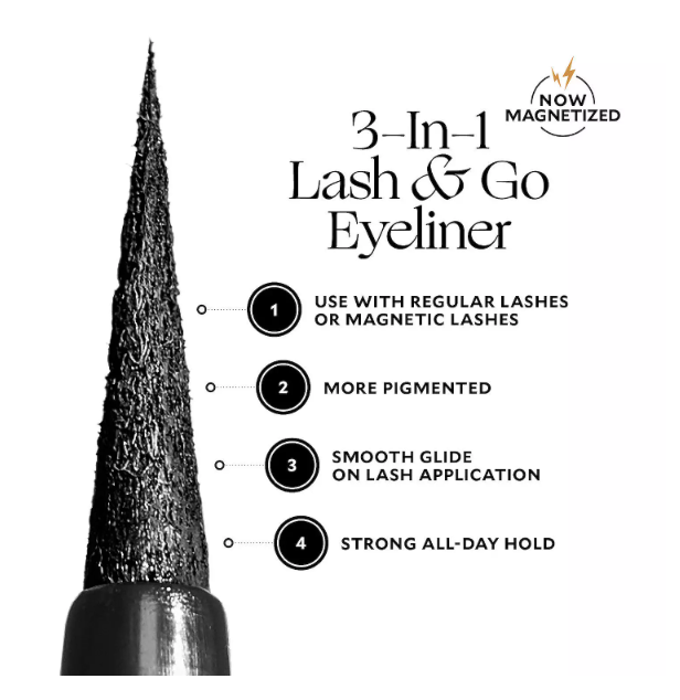 Velour Lashes Lash & Go Eyeliner 3-in-1 Eyeliner + Magnetic Lash Adhesive