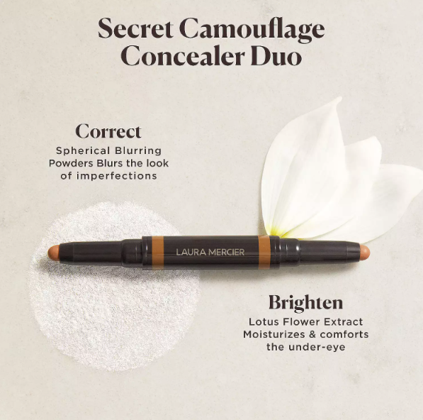 Laura Mercier Secret Camouflage Correct and Brighten Concealer Duo Stick