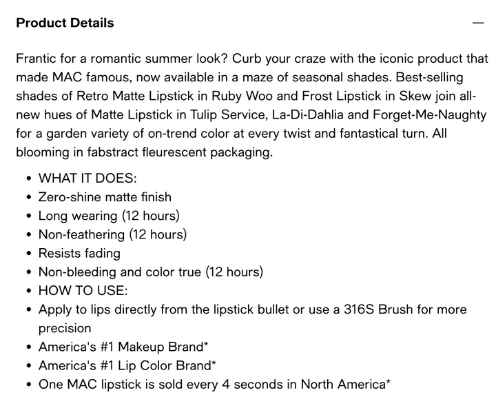 MAC Botanic Panic Lipstick - (Select Shade) – Boardwalk Outlets