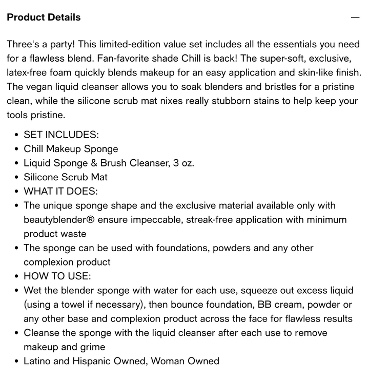 BeautyBlender Blend Baby Blend 3-Piece Essentials Set