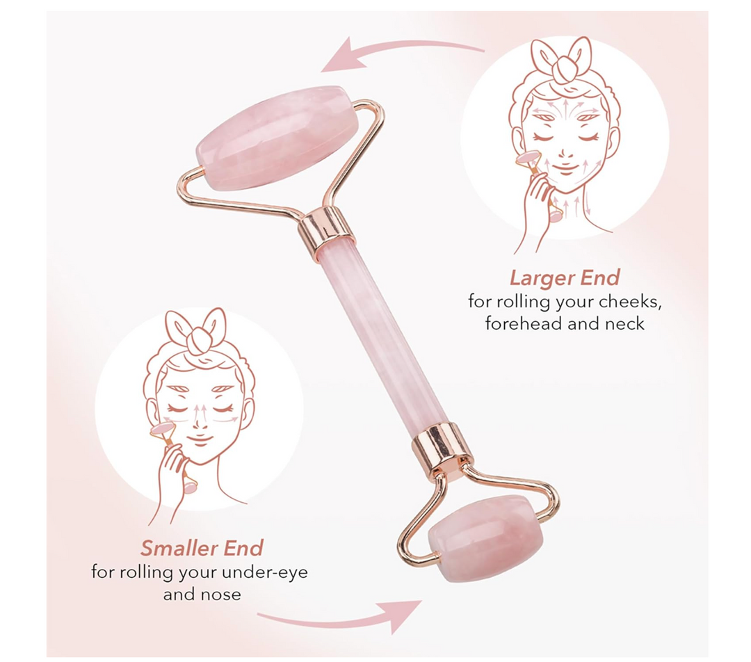 Zoe Ayla Rose Quartz Facial Roller