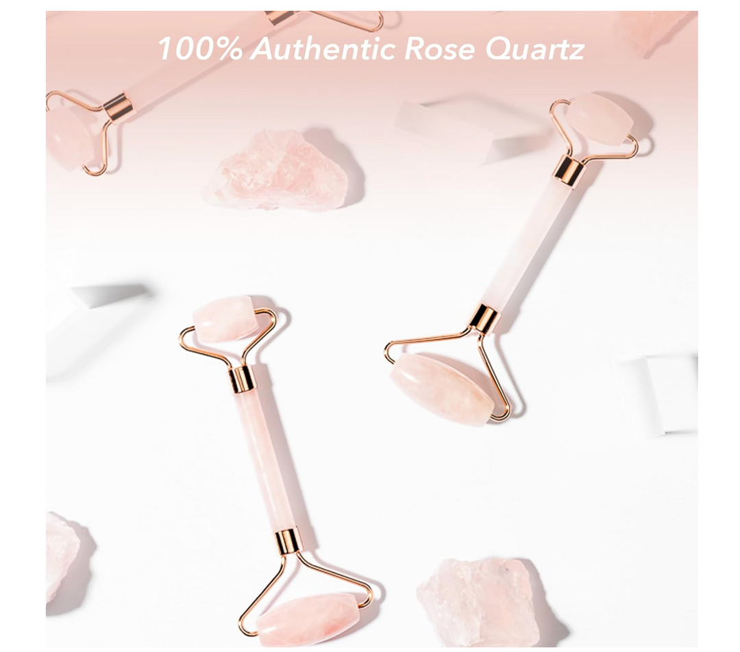 Zoe Ayla Rose Quartz Facial Roller