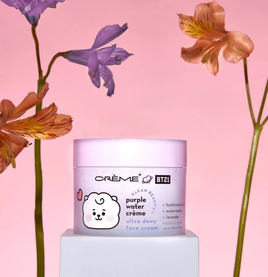 The Crème Shop x BT21 BABY  RJ Purple Water Crème - Klean Beauty