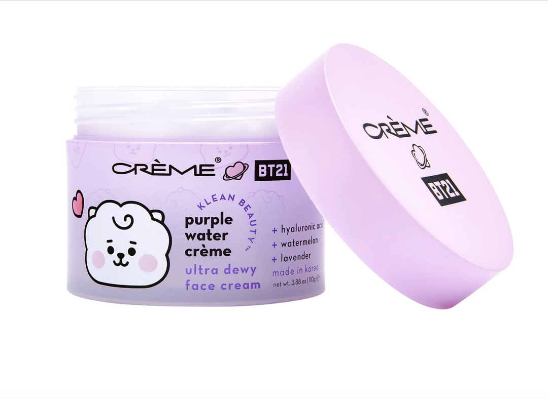 The Crème Shop x BT21 BABY  RJ Purple Water Crème - Klean Beauty