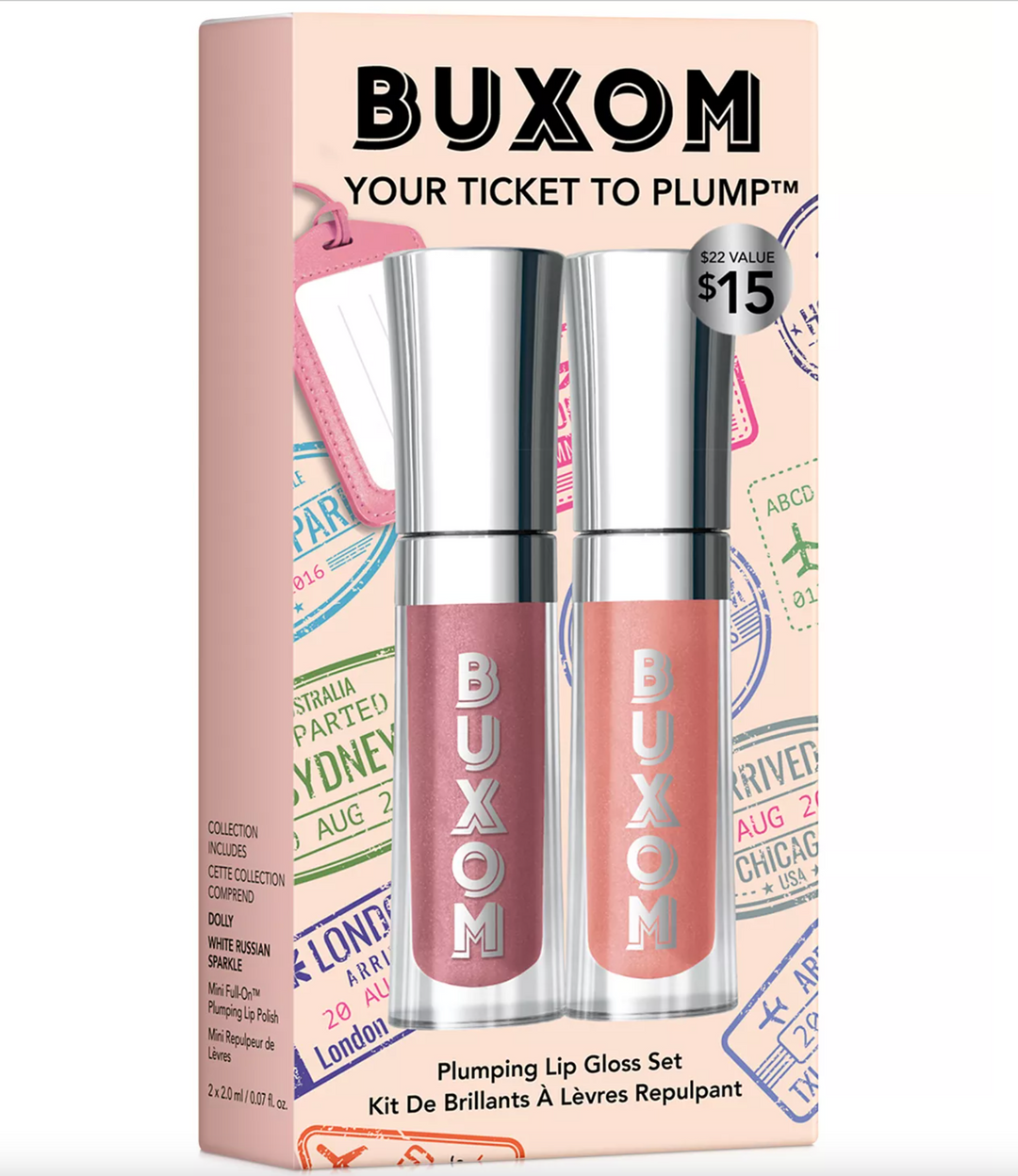 BUXOM COSMETICS Your Ticket To Plump Plumping Lip Gloss Duo