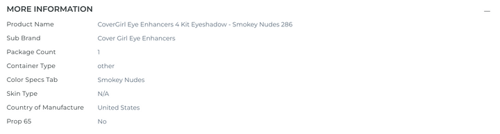 COVERGIRL Eye Enhancers Eyeshadow Quad  (0.19oz) - Select Palette