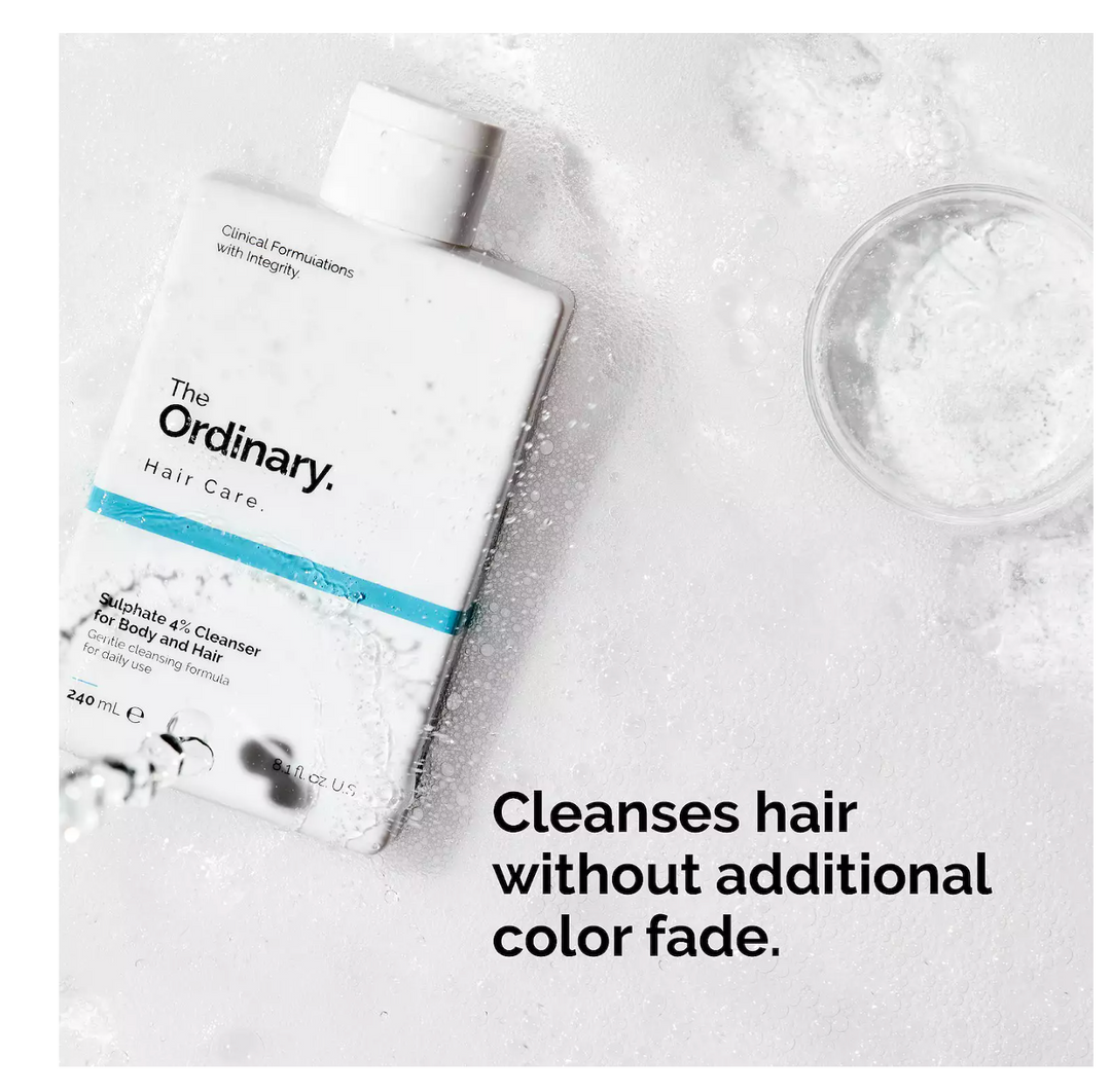 The Ordinary Sulphate 4% Shampoo Cleanser for Body & Hair - 8.1fl oz