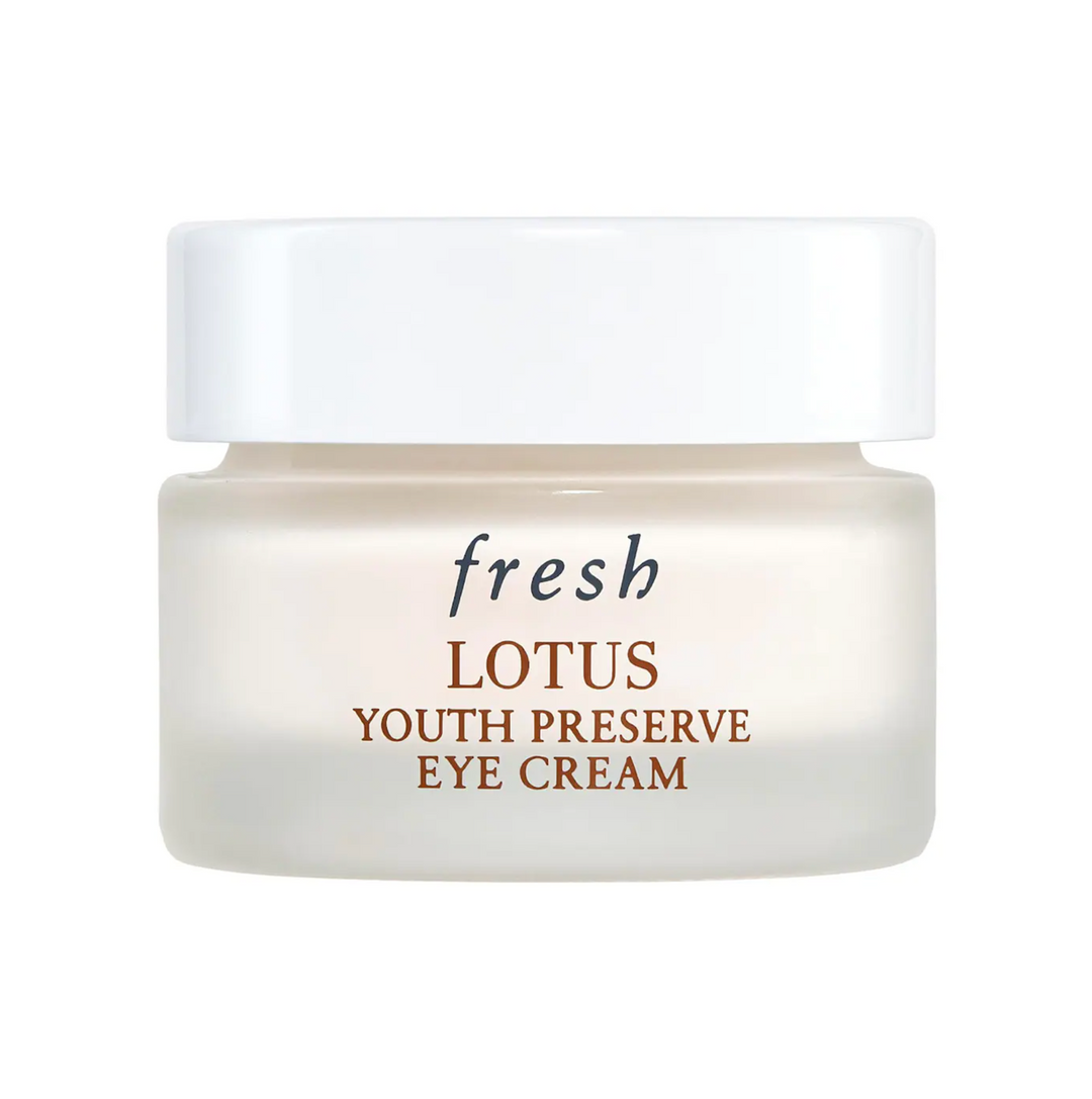 fresh Lotus Youth Preserve Eye Cream - Boosts Under Eye Radiance (0.5oz)