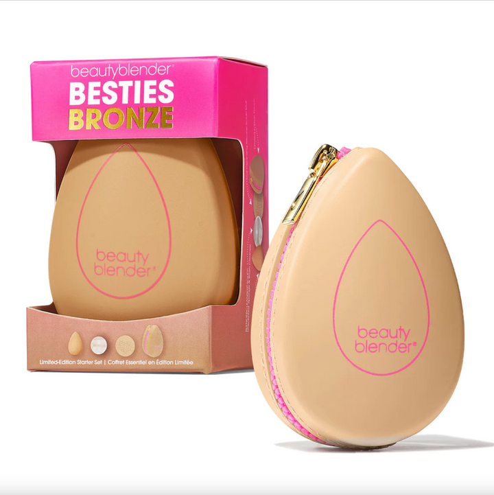 beautyblender BESTIES BRONZE Limited-Edition Beauty Sponge and Cleanser Starter Set