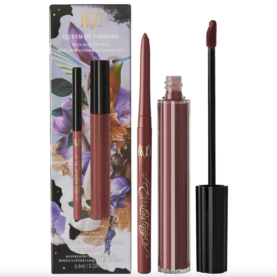 KVD Beauty Queen of Poisons Full-Size Vegan Transfer-Proof Lip Duo