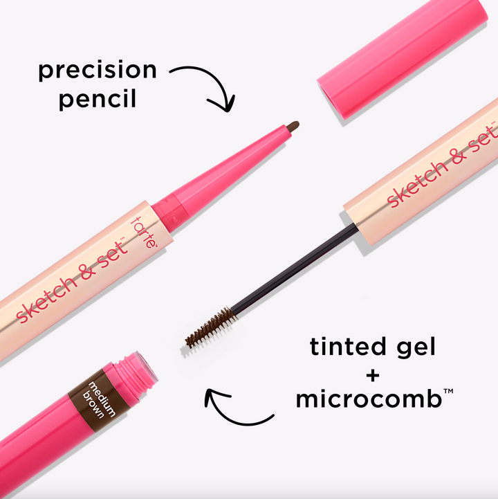 tarte Big Ego Sketch & Set Brow Pencil and Tinted Gel