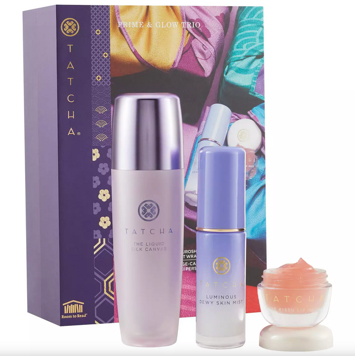 Tatcha Prime + Glow Skincare Trio for Makeup Lovers