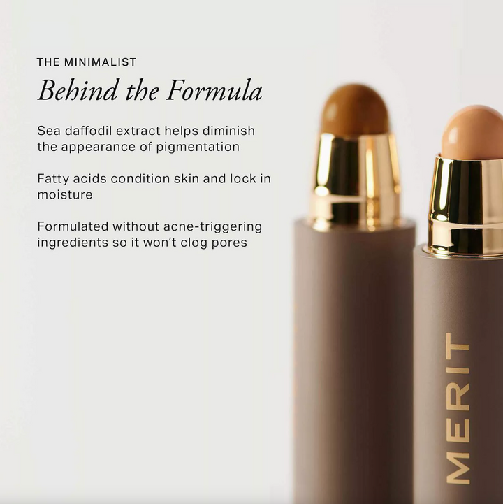 MERIT The Minimalist Perfecting Complexion Foundation & Concealer Stick - 0.13oz