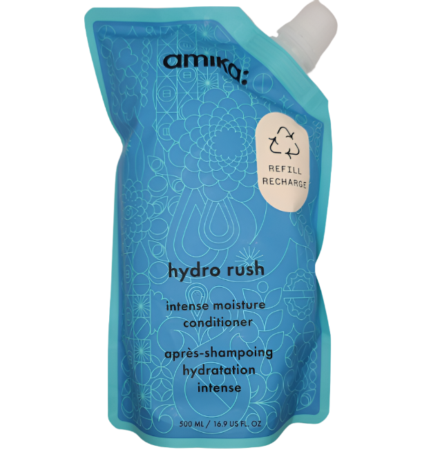 amika Hydro Rush Intense Moisture Conditioner 16.9 oz Refill