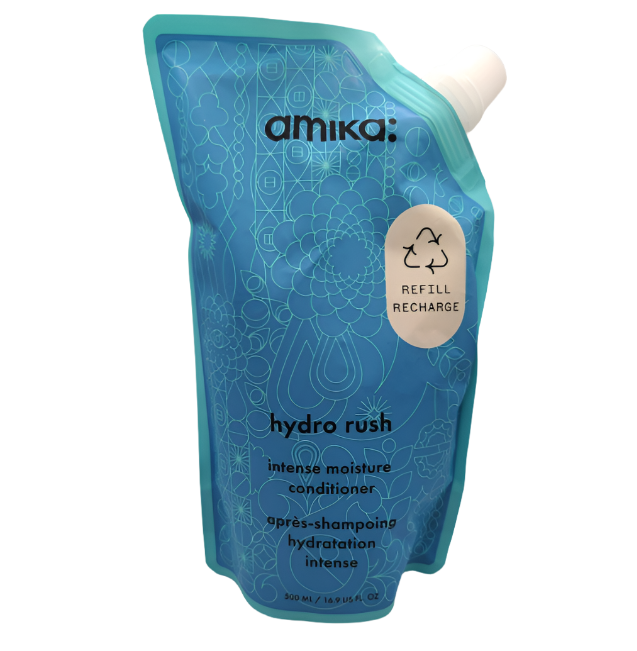 amika Hydro Rush Intense Moisture Conditioner 16.9 oz Refill