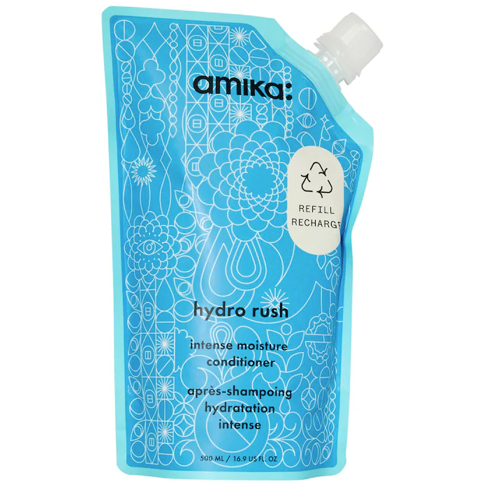 amika Hydro Rush Intense Moisture Conditioner 16.9 oz Refill