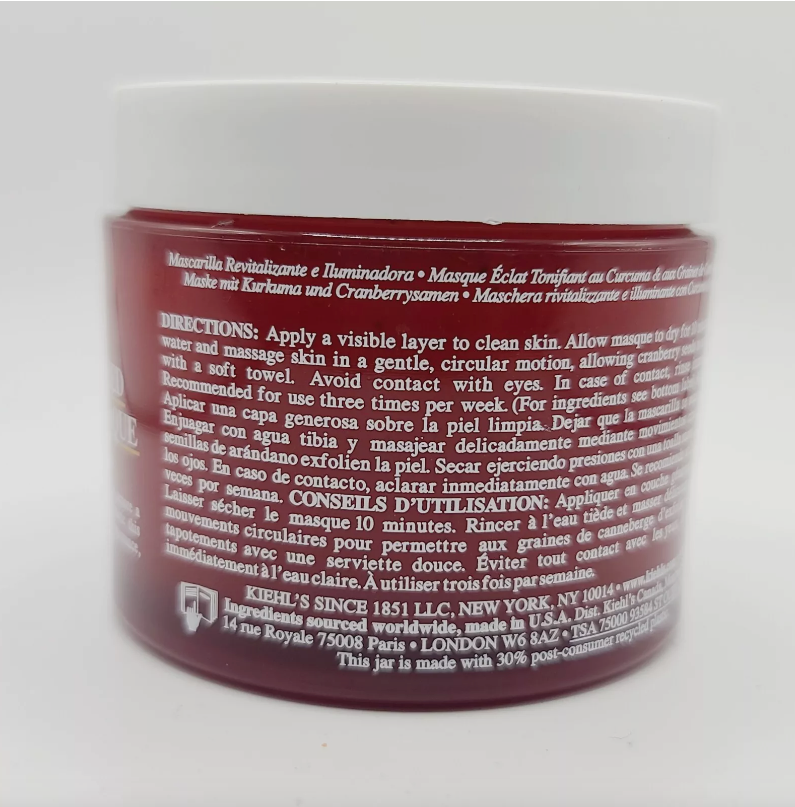 Kiehl's Turmeric & Cranberry Seed Revitalizing Radiance Masque - 3.4oz