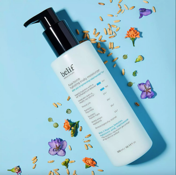 belif Aqua Bomb Hydrating Body Moisturizer w/ Niacinamide & Hyaluronic Acid - 10oz