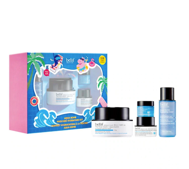 Belif Aqua Bomb Poolside Hydration 4 Piece Set