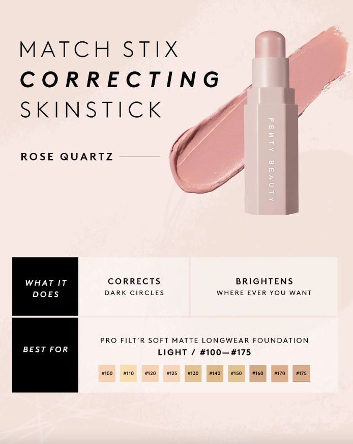 FENTY BEAUTY by Rihanna Match Stix Corrector Skinstick *Old Barcode*