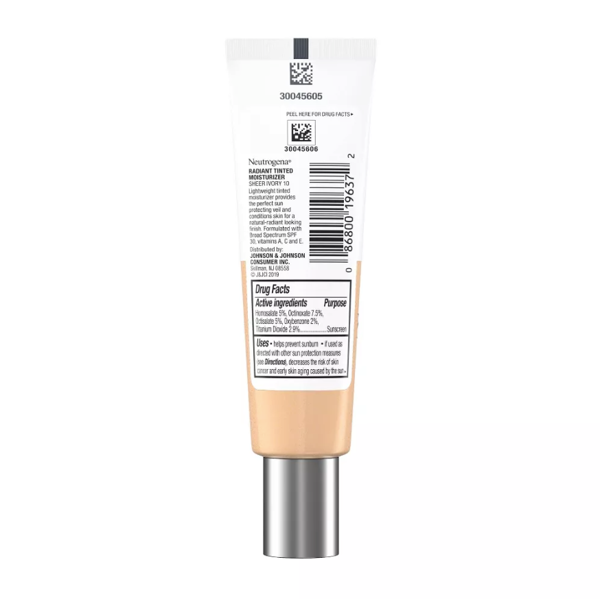 Neutrogena Radiant Tinted Moisturizer with SPF 30 - 1.1 fl oz