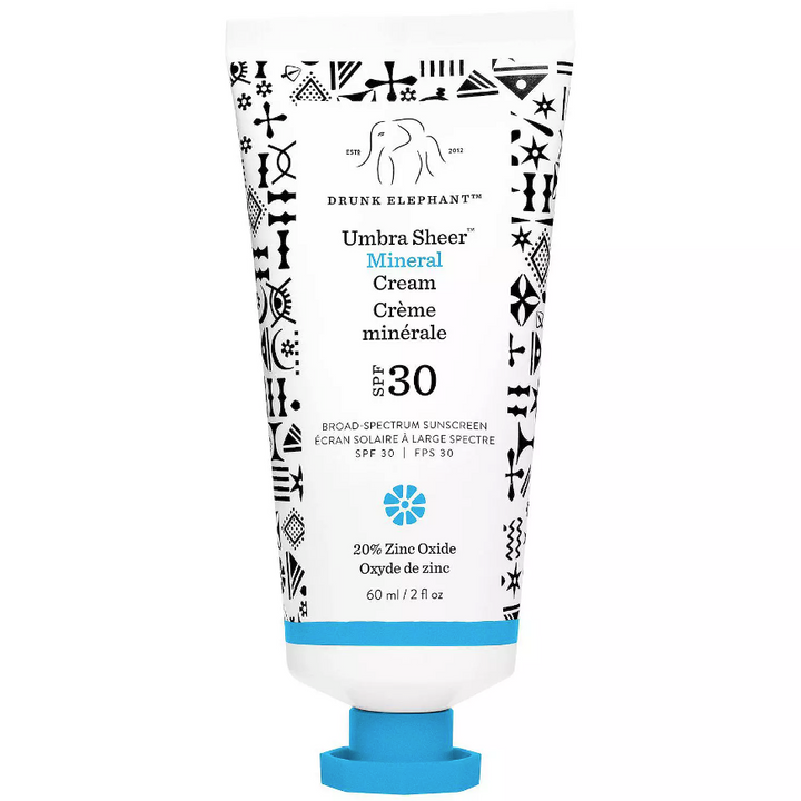 Drunk Elephant UmbraSheer 100% Mineral Cream SPF 30 Face Sunscreen - 2oz