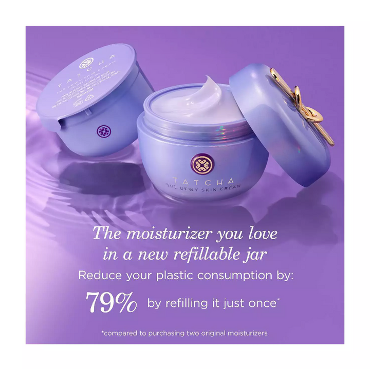 Tatcha The Dewy Skin Cream Plumping & Hydrating Refillable Moisturizer