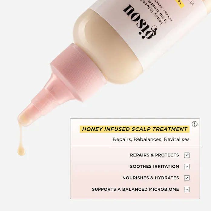 Gisou Honey Infused Scalp Treatment Serum - 3.4oz