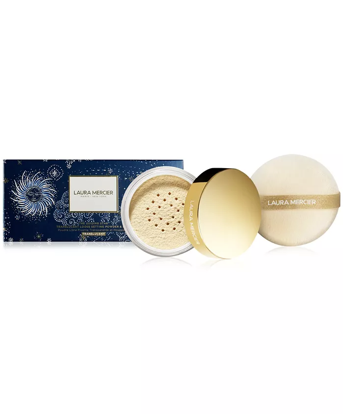 Laura Mercier The Guiding Star Translucent Loose Setting Powder & Puff Set - Translucent