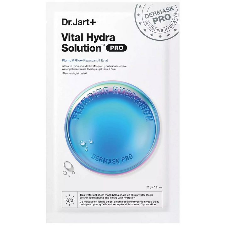 Dr. Jart Vital Hydra Solution PRO Glow Face Mask with Hyaluronic Acid