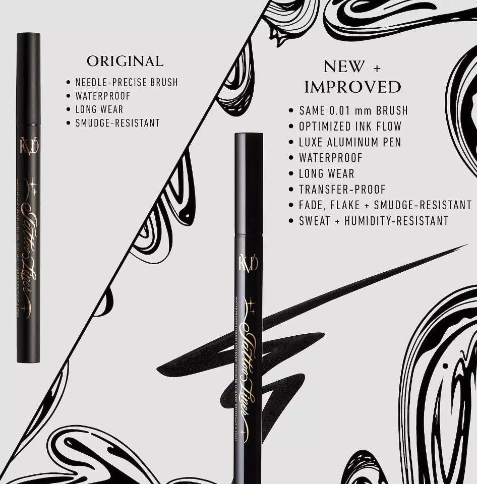 KVD Beauty Ink Liner Waterproof Felt-Tip Liquid Eyeliner - New Formula - Full Size