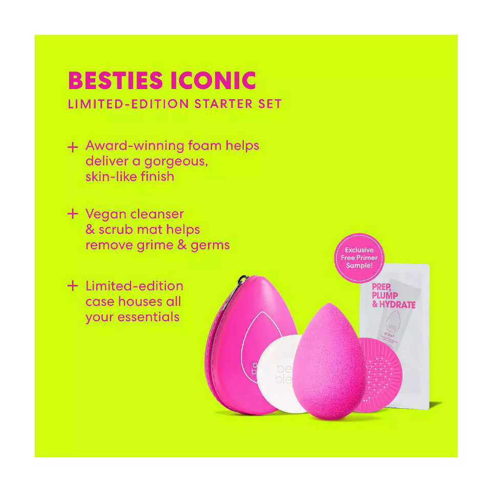 beautyblender Besties Iconic Makeup Sponge and Cleanser Starter Set