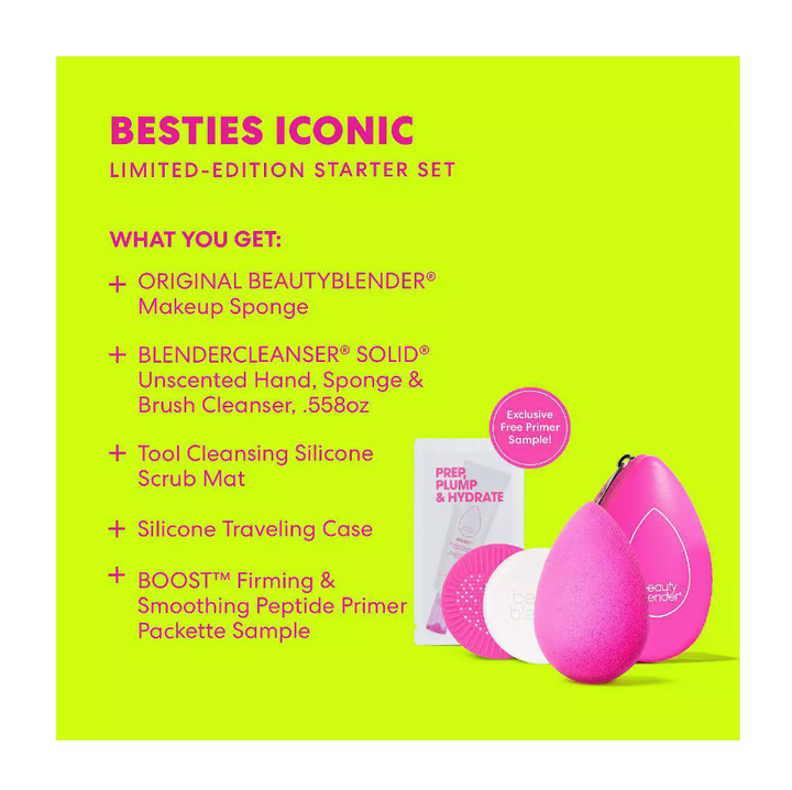 beautyblender Besties Iconic Makeup Sponge and Cleanser Starter Set