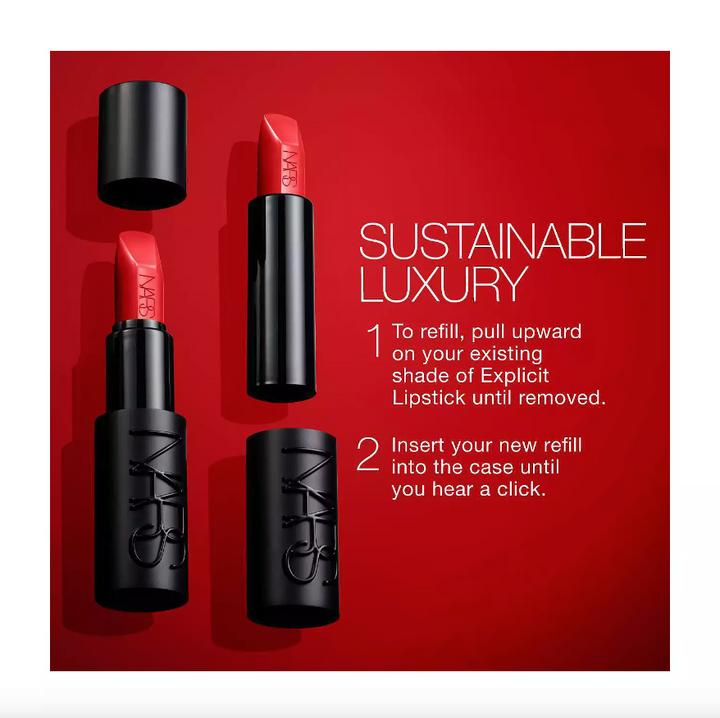 NARS Explicit Refillable Satin Lipstick