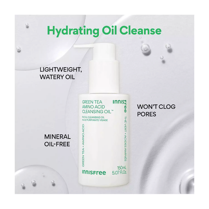 innisfree Green Tea Amino Acid Cleansing Oil - 5.07oz