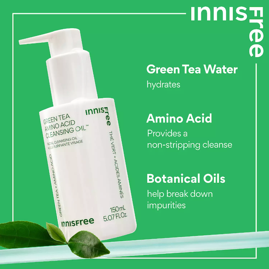 innisfree Green Tea Amino Acid Cleansing Oil - 5.07oz