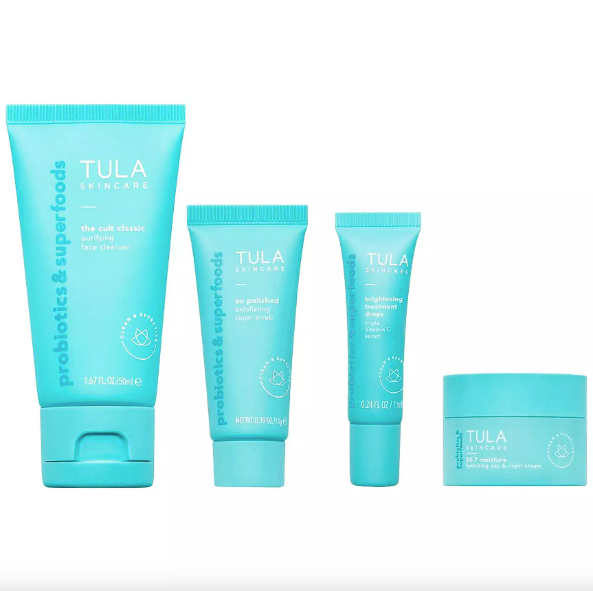 TULA Skincare On The Go Best Sellers Travel Kit