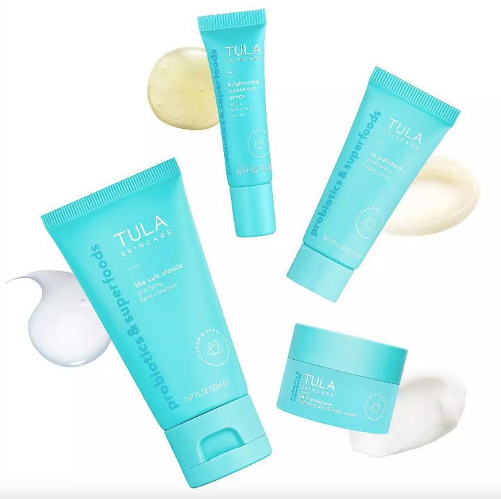 TULA Skincare On The Go Best Sellers Travel Kit