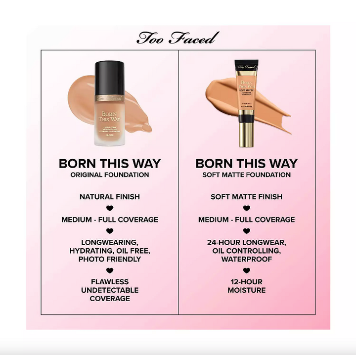 Too Faced Born This Way Soft Matte Oil Control Foundation 24Hour Wear