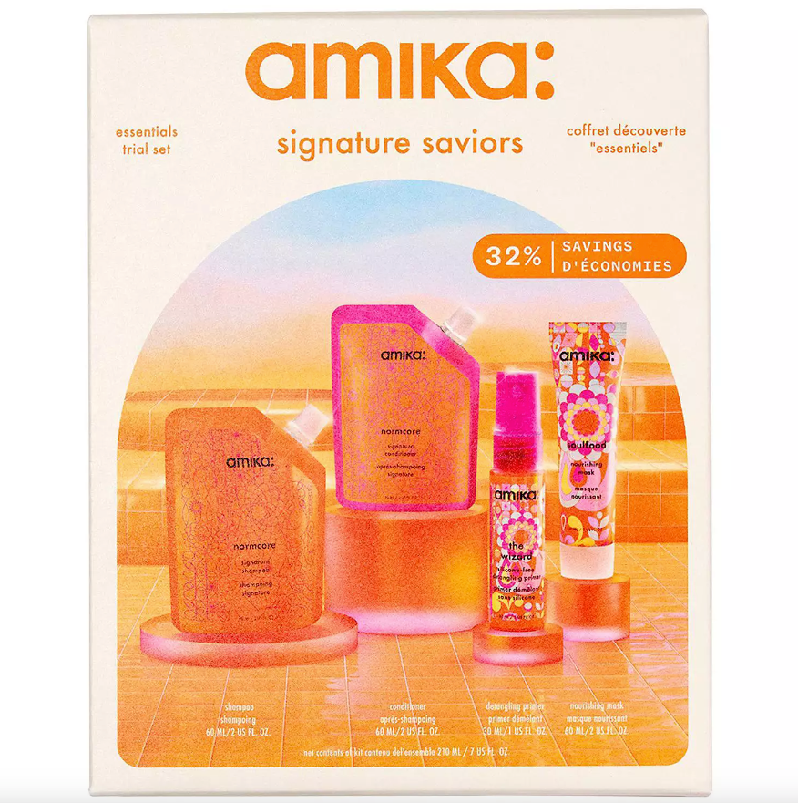 amika Signature Saviors Essentials Hair Trial Set