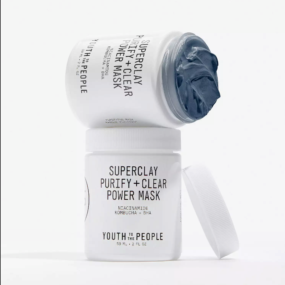 Youth To The People Superclay Purify + Clear Power Mask with Niacinamide